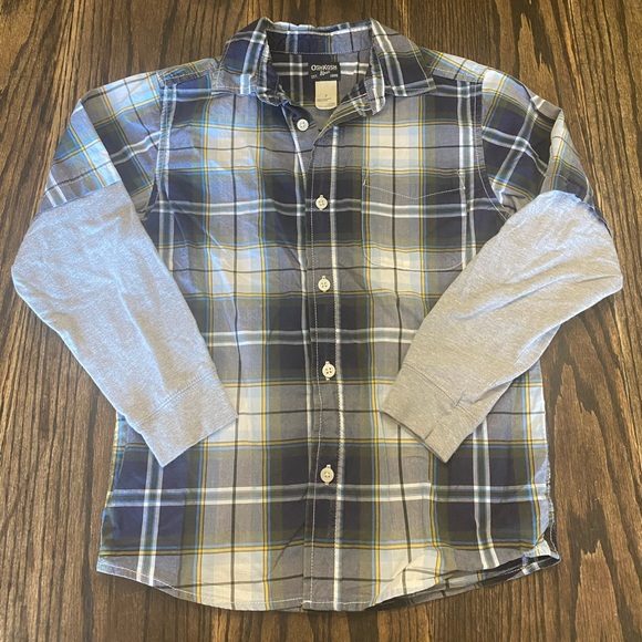 OshKosh Plaid Button-Up - Picture 1 of 6